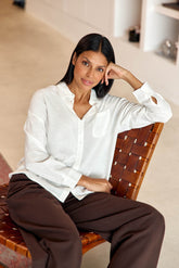 Chemisier fluide écru - Chanice