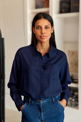 Chemisier fluide marine - Chanice