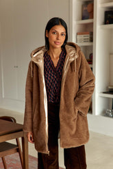 Imperméable réversible taupe - Nainy