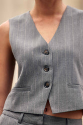 Veste sans manches grise - Vaite