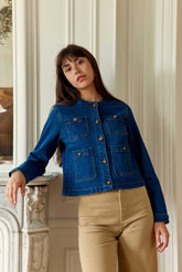 Veste denim wash - Venda