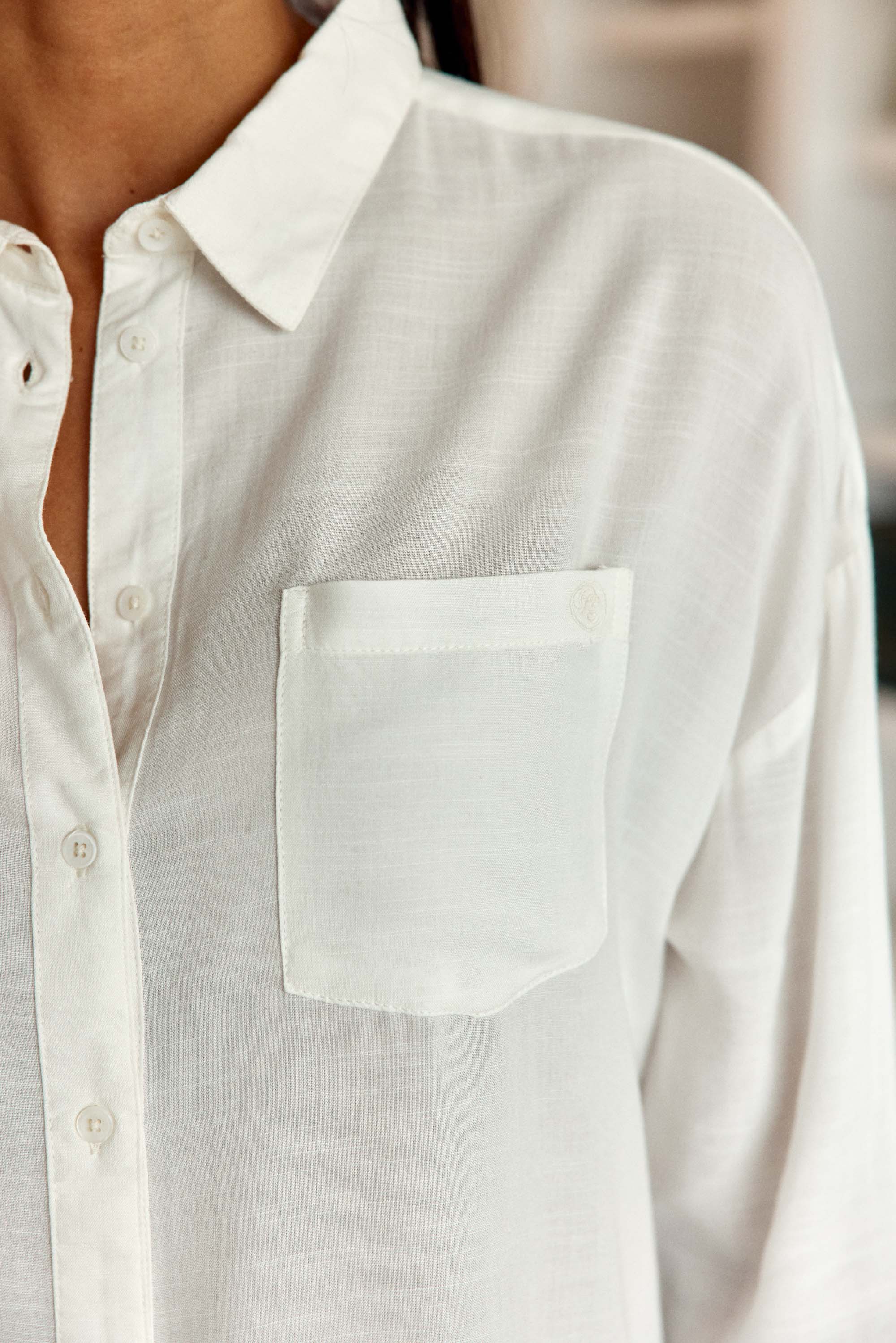 Chemisier fluide écru - Chanice