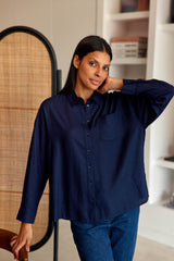 Chemisier fluide marine - Chanice