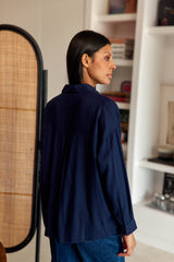 Chemisier fluide marine - Chanice