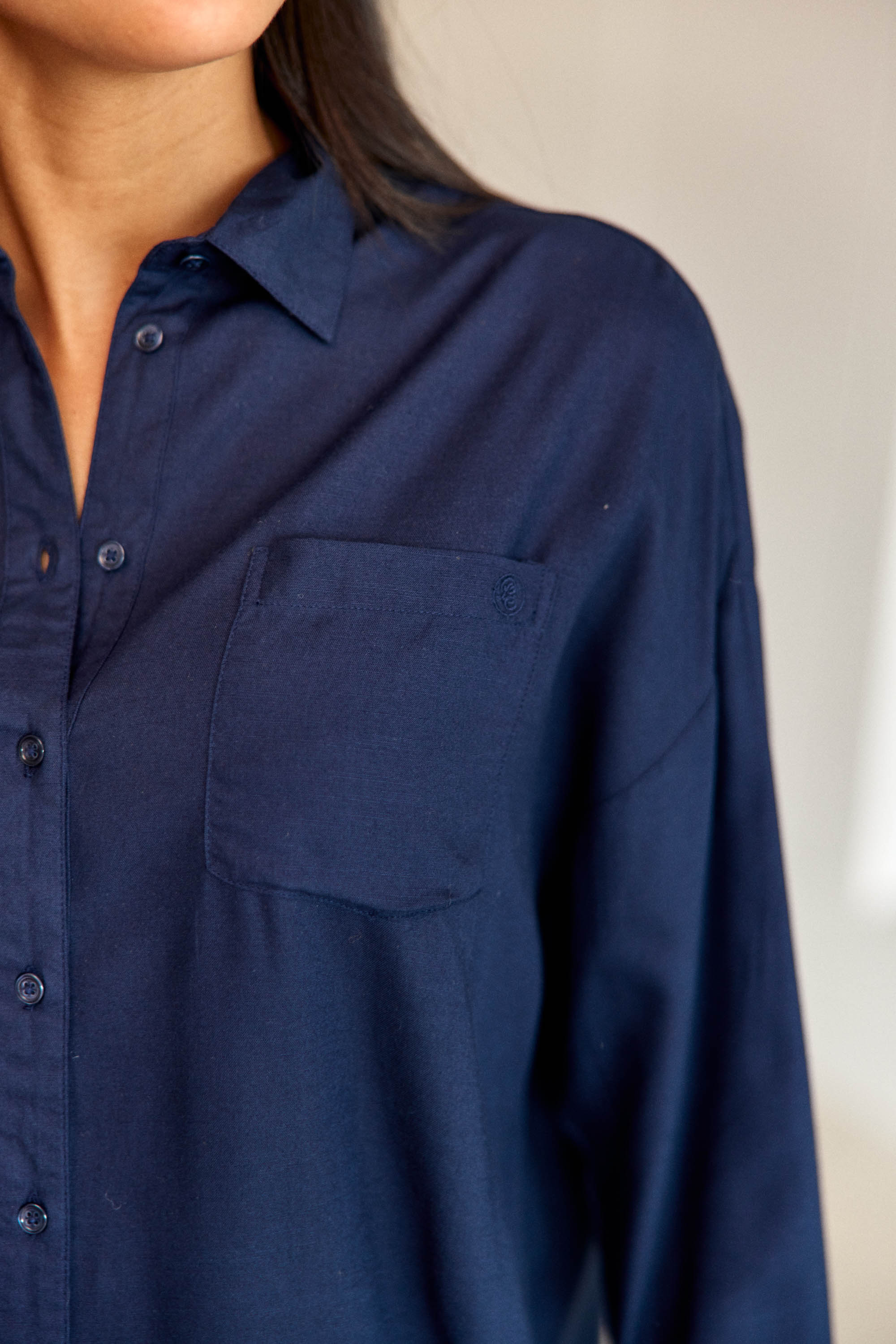 Chemisier fluide marine - Chanice