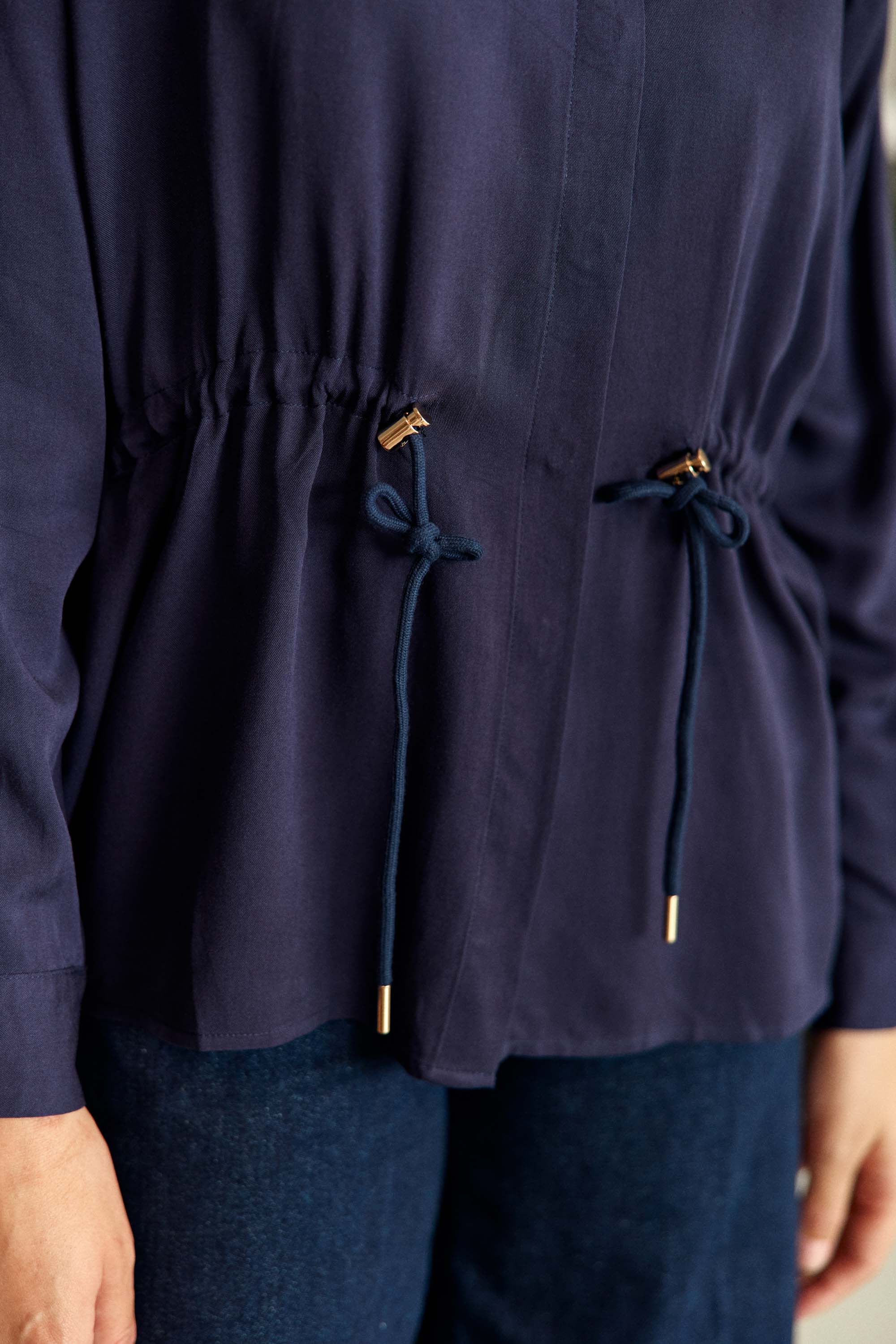 Chemisier fluide marine - Claris