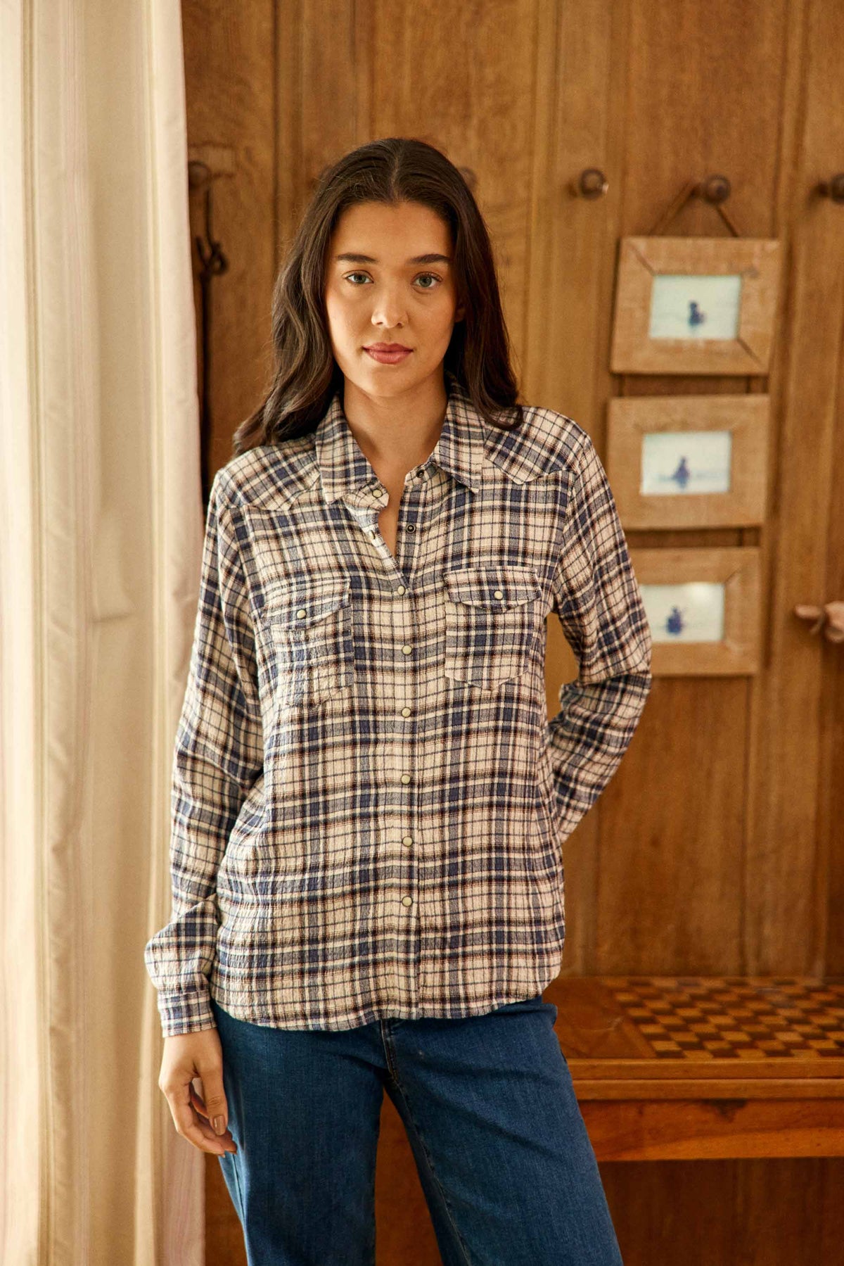 Chemisier à carreaux - Clau