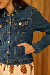Veste denim wash - Jolie