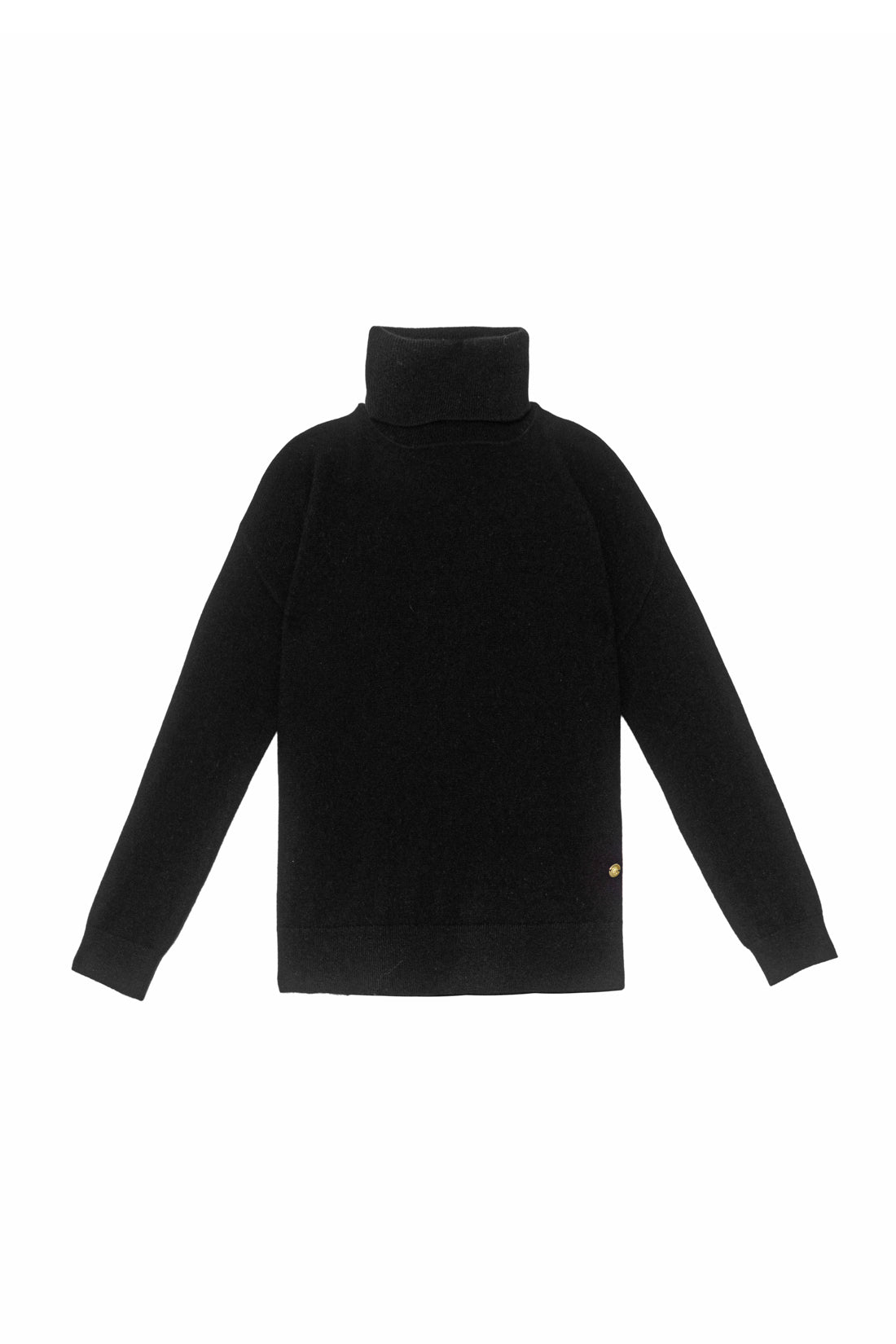 Pull col roulé noir - Marlen