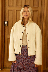 Manteau réversible camel - Natacha