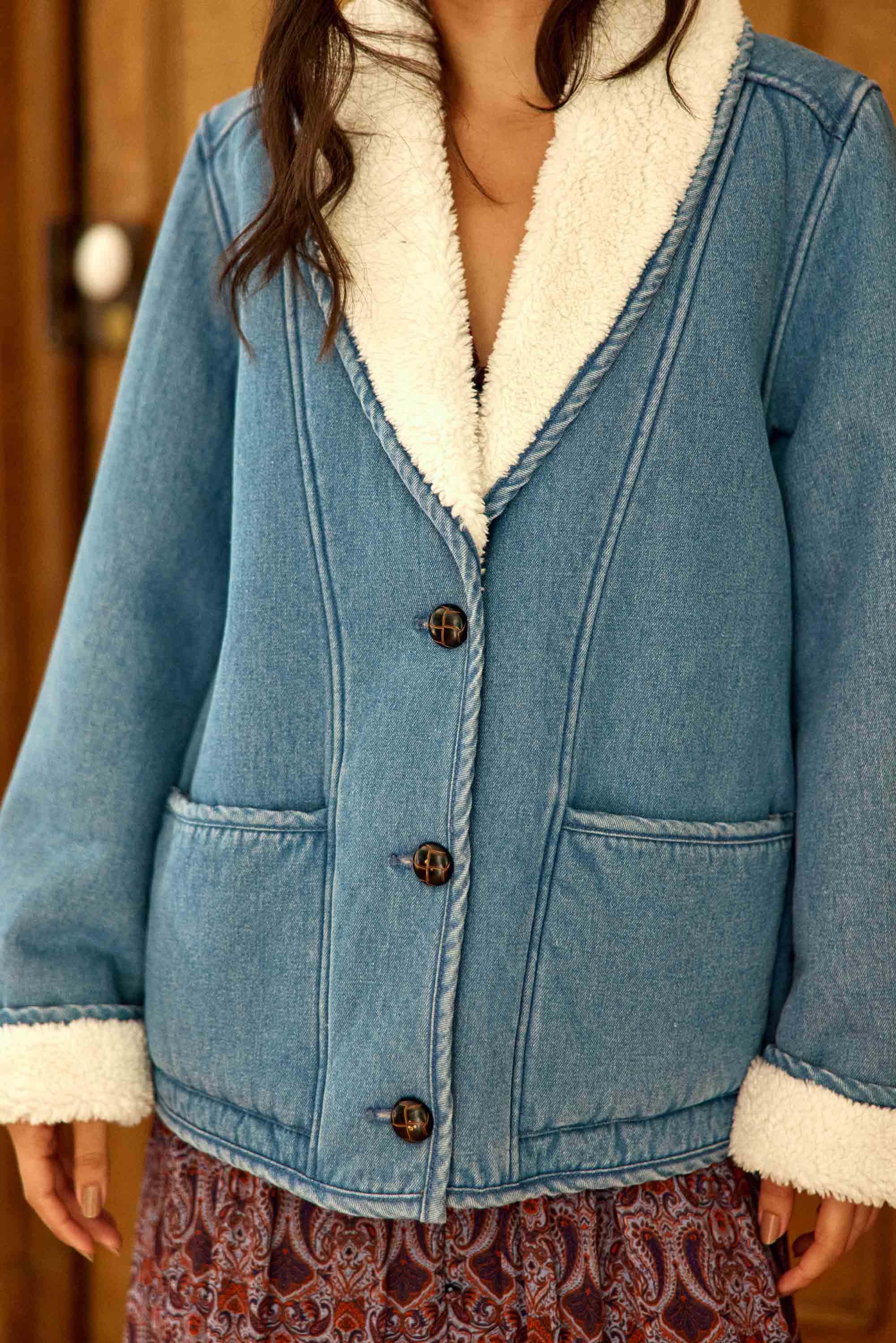 Manteau denim stone - Noelia