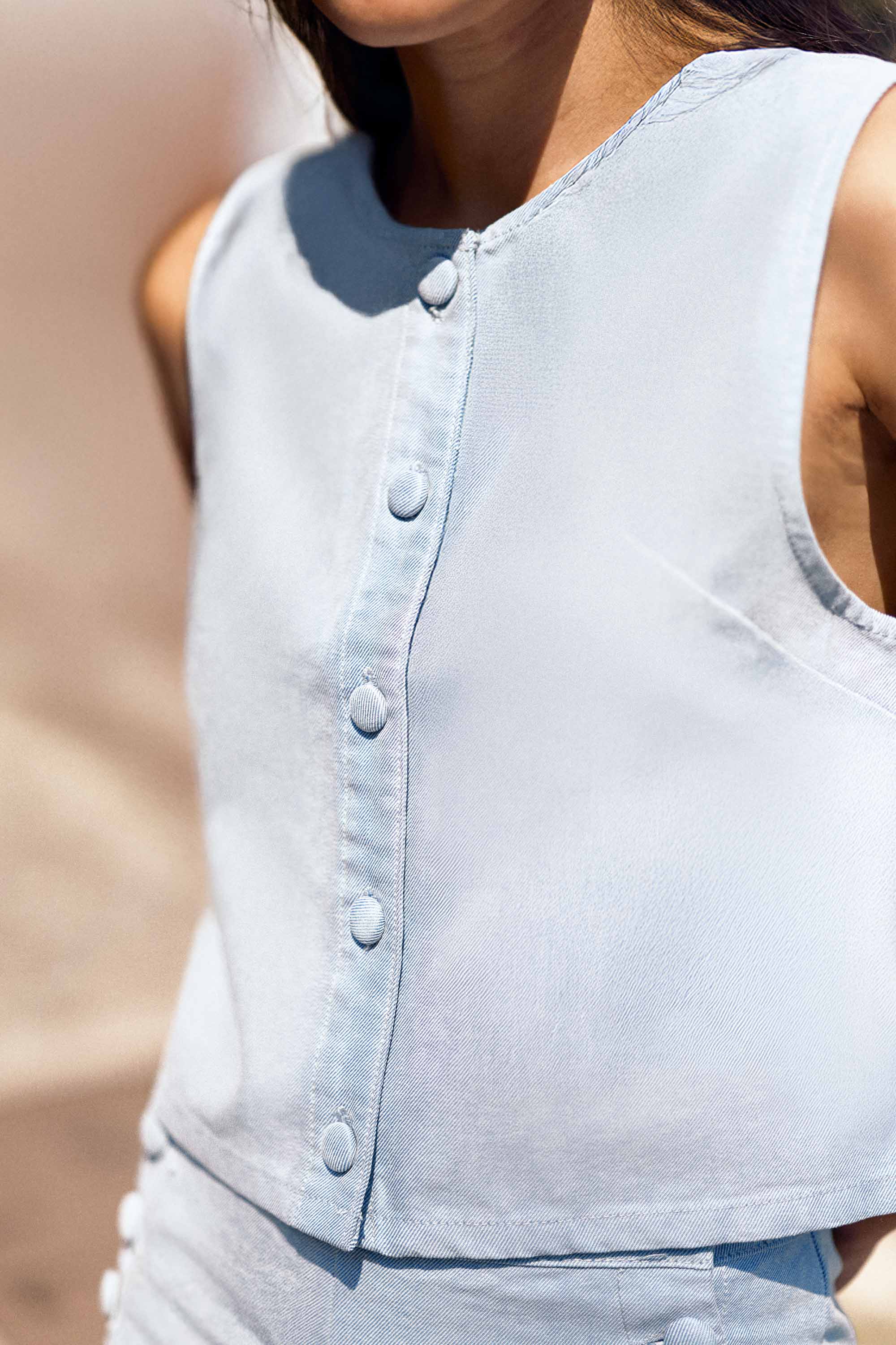 Veste sans manches ciel - Valenti