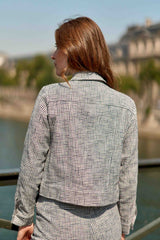 Veste courte vichy -  Vana