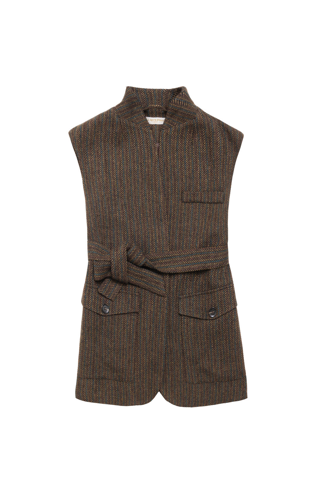 Veste sans manches chevron - Velia