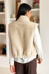 Veste sans manches beige - Vemy