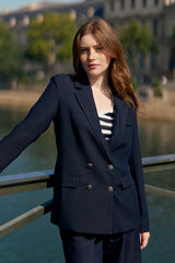 Veste tailleur marine - Victo
