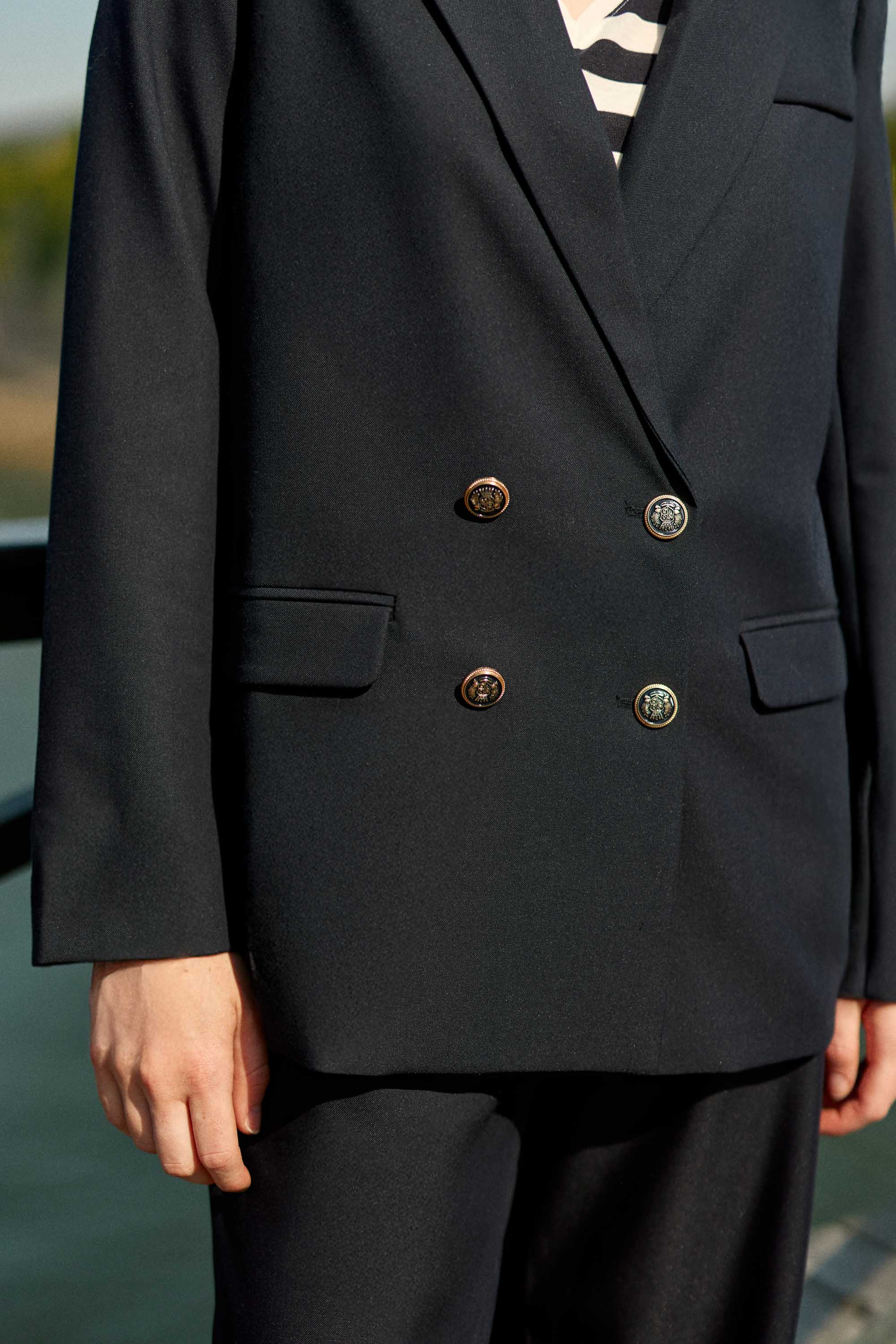 Veste tailleur marine - Victo