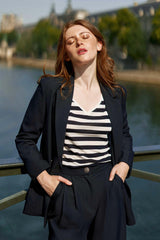 Veste tailleur marine - Victo
