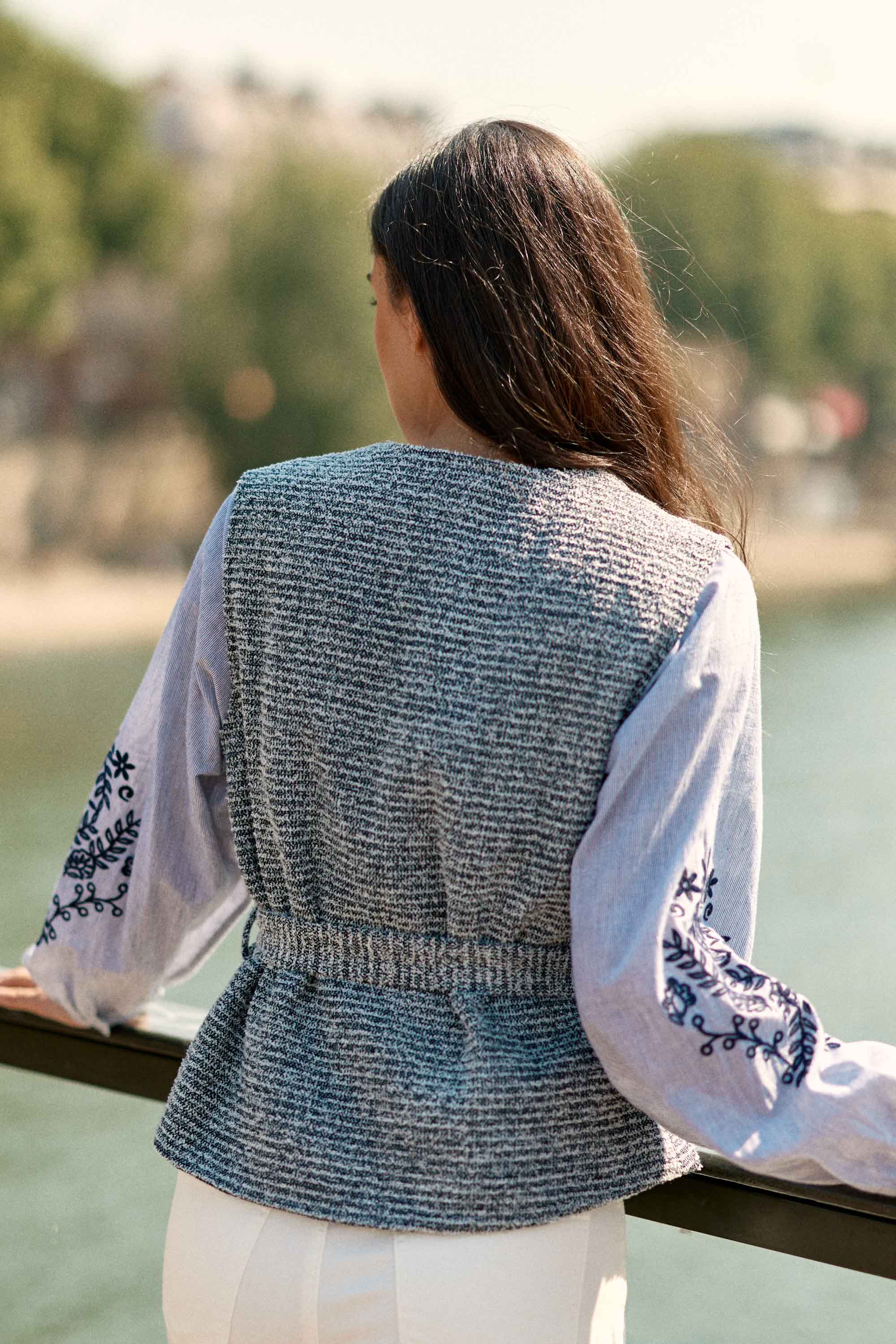 Veste sans manches tweed - Vikli