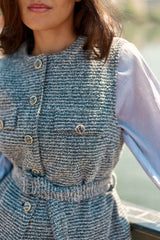 Veste sans manches tweed - Vikli